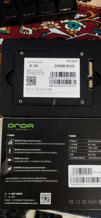 Накопитель ssd на 256