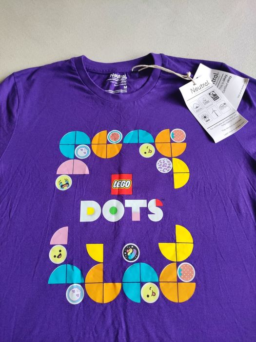Нова тениска с етикет Lego Dots