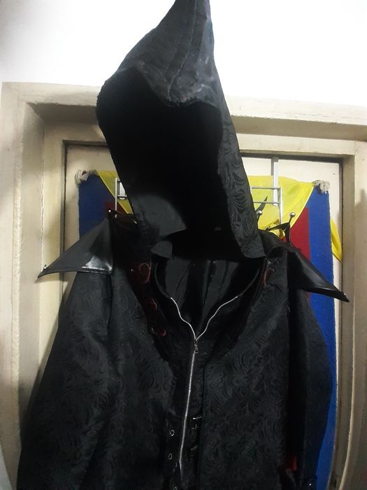 Palton bărbați cu glugă - Black Gothic Punk xl doar local 
Parpalac, pelerină XL
redingotă pentru bărbați