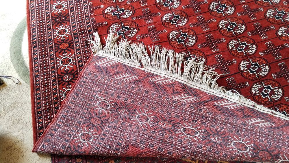Ковёр туркменский, ручной работы.