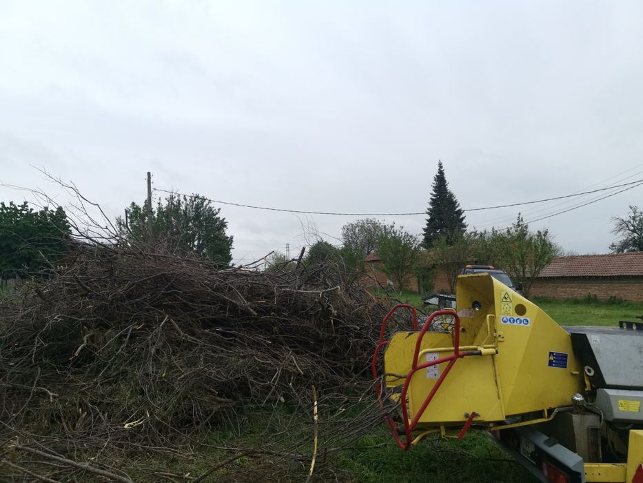 Услуги с дробилка за клони