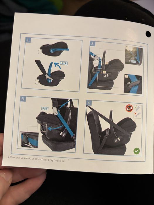 Столче за кола Maxi Cosi CabrioFix S i-Size