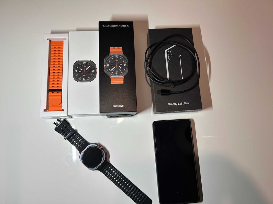 Galaxy S25 Ultra de 512 GB si Galaxy Watch Ultra | stare impecabilă