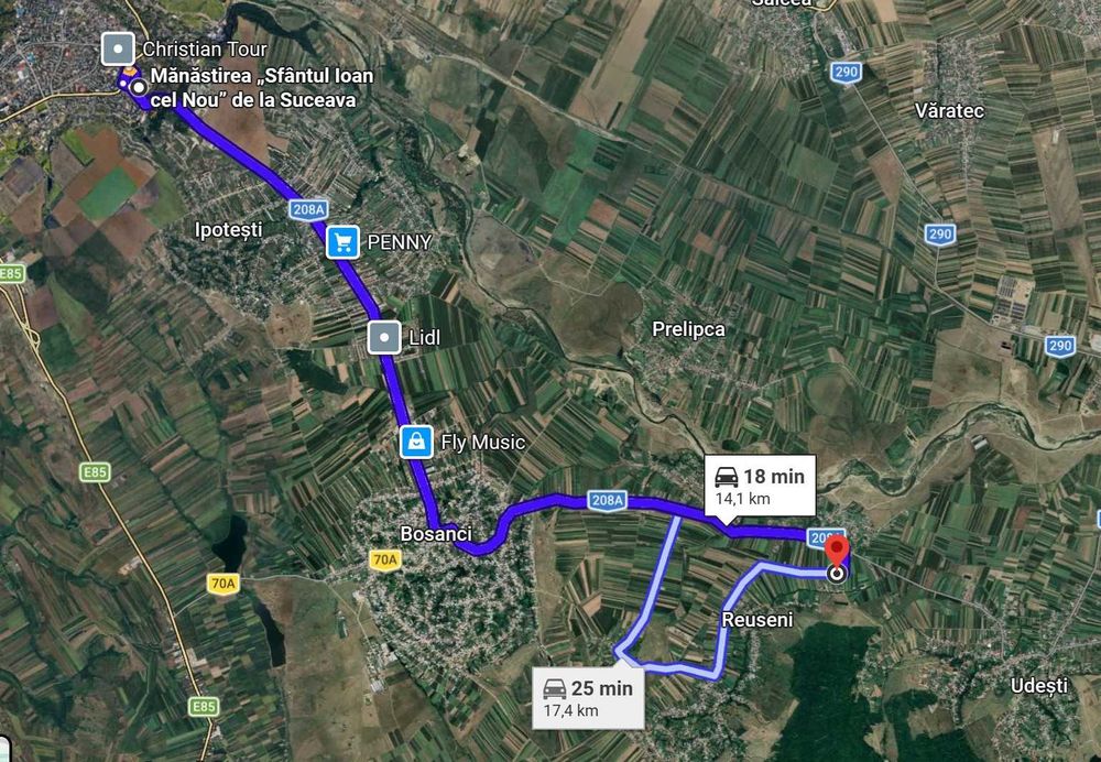 Teren intravilan 4500 mp lângă Suceava (Bosanci/Udești) – investiție / construcție