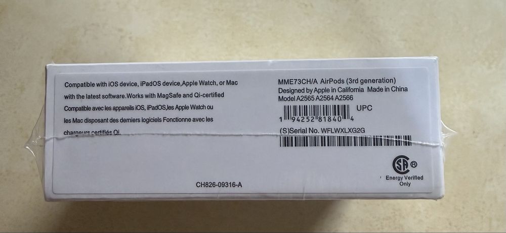 AirPods 3(КИТАЙ)— новые, запечатанные