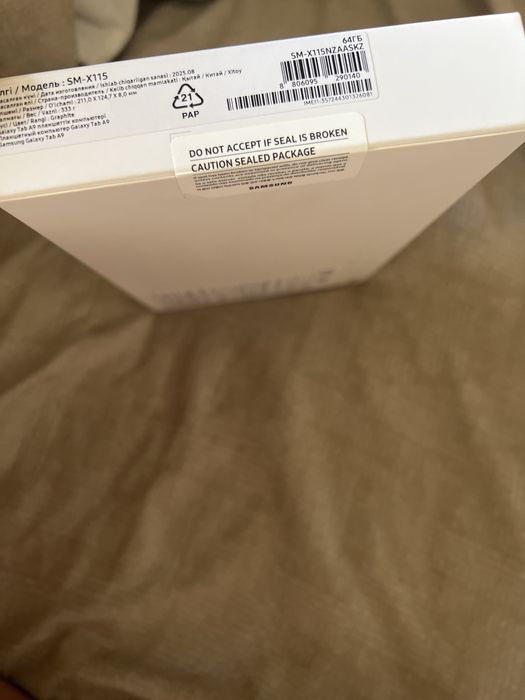 Galaxy Tab A9  1 yil kafolat