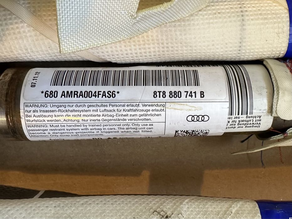 Kit airbag / Centuri / Cortine / Pasager Audi A5 8T