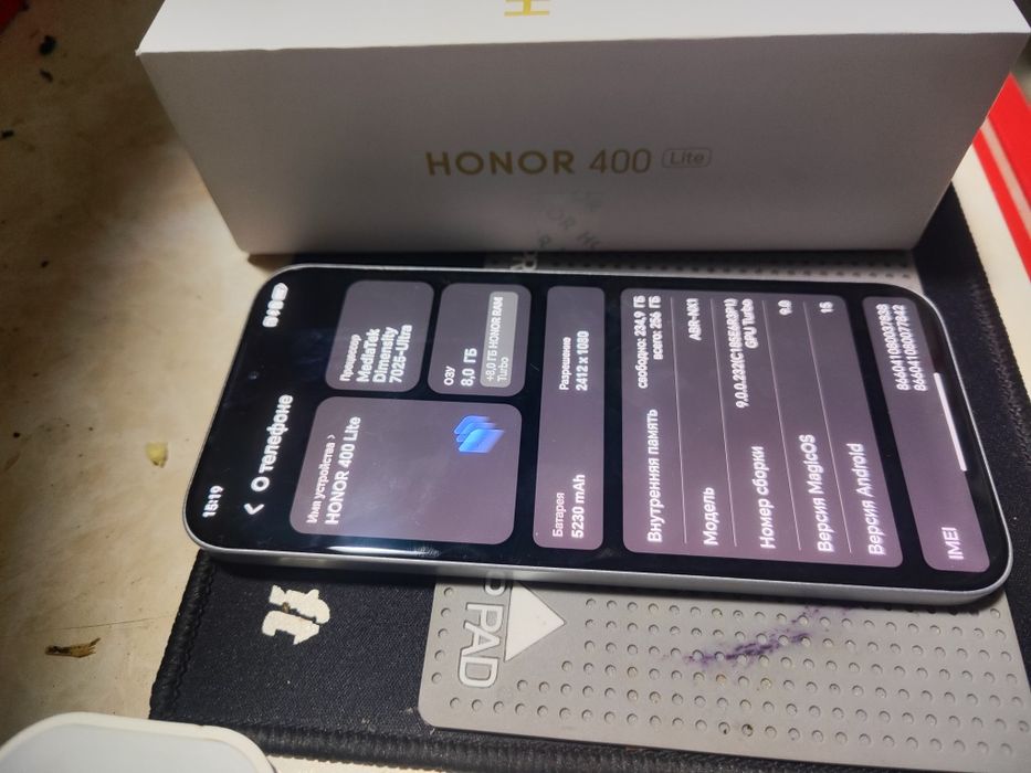 Honor 400lite garantiya 3yil