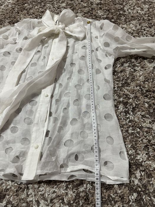 Camasa alba cu funda si buline marimea M