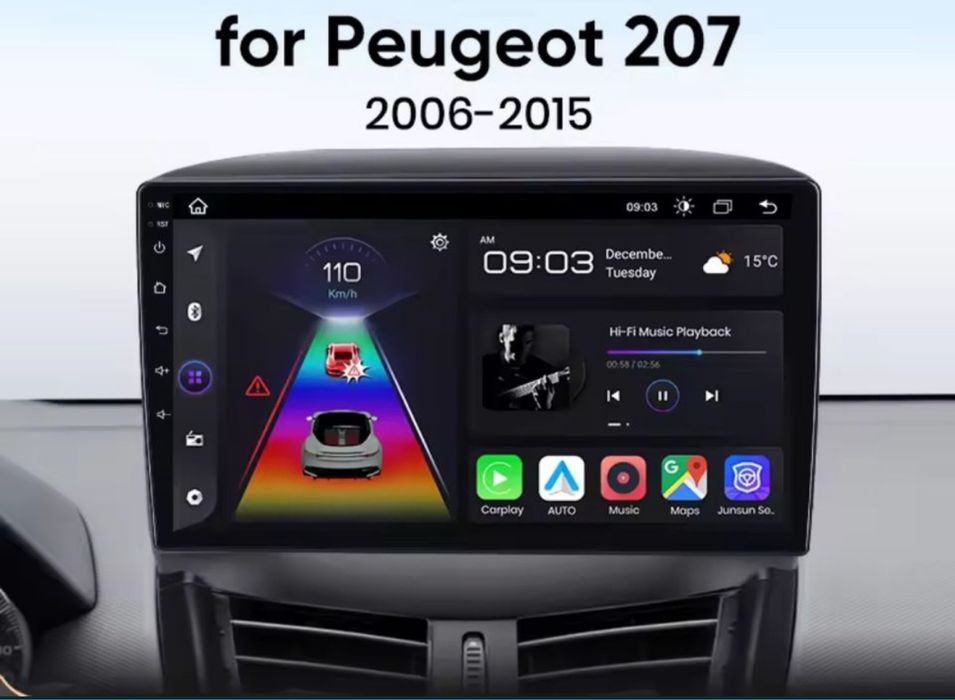 navigatie peugeot 207 , 207cc + camera de spate
