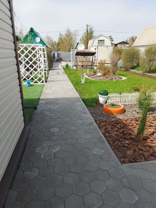 Укладка брусчатки