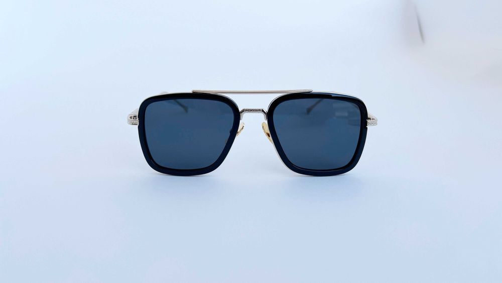 Ochelari de soare Dita Flight Style - Rama aurie Lentile negre