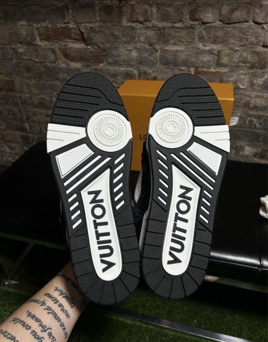 Louis Vuitton Trainer Black&White Adidasi Sneakers - Black Friday