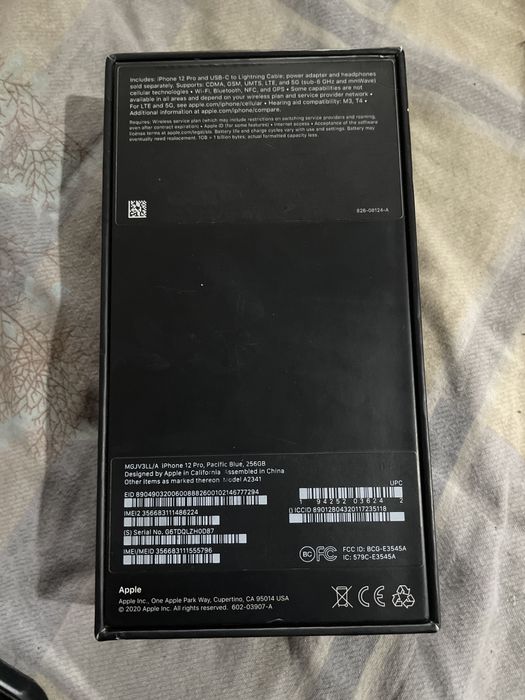 Iphone 12 pro 256 Ll/a