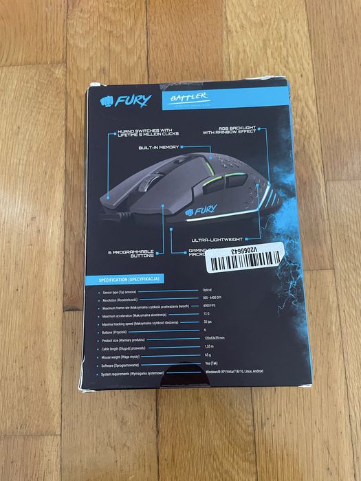 Гейминг мишка Fury Battler