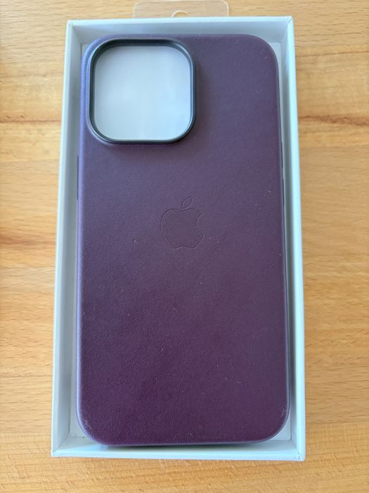 Husa iPhone 13 Pro leather piele originala Apple