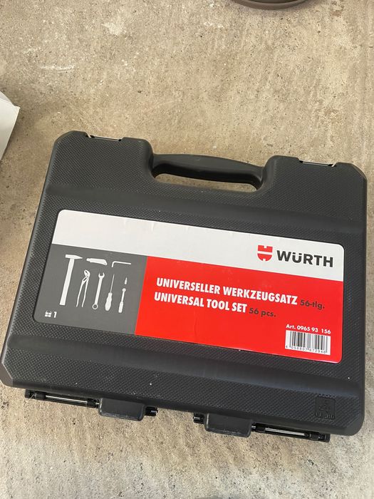 Caseta scule completa WURTH