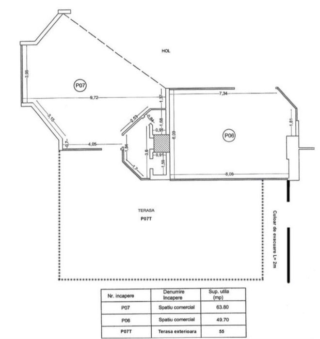 Inchiriere Spatiu Comercial Ultracentral - Hala Centrala- 113mp Parter