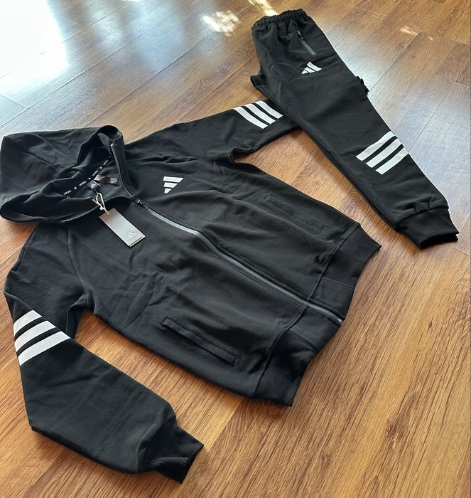 Мъжки,памучен,черен екип Adidas