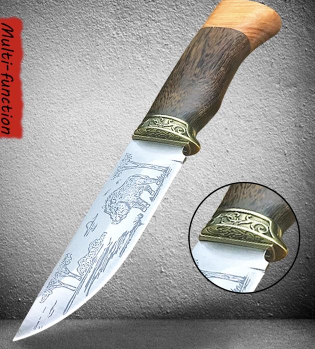 Ловен нож за дране подходящ за ловец туризъм къмпинг