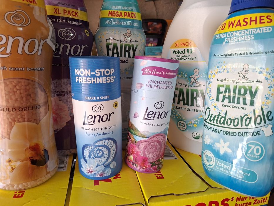 Продавам перилни и почистващи препарати