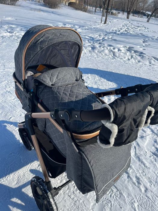 Коляска+автолюлька(3в1)