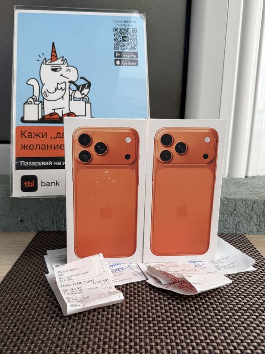 512!*iPhone 17 Pro Max*Orange/SILVER/BLUE НОВ *ЛИЗИНГ TBI айфон 17 про макс 512