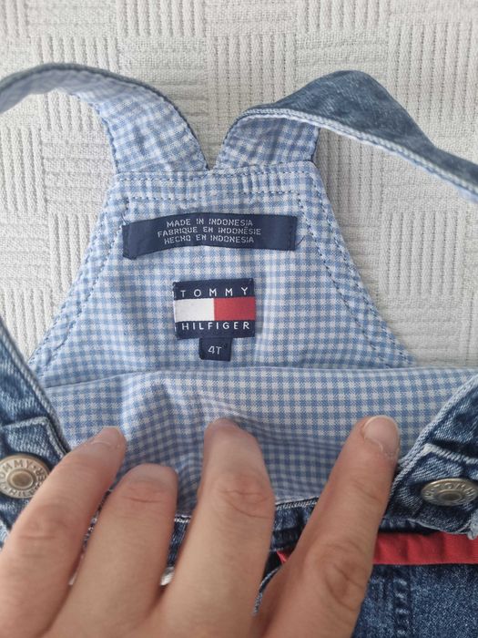 Tommy Hilfiger оригинакен детски дънков сукман