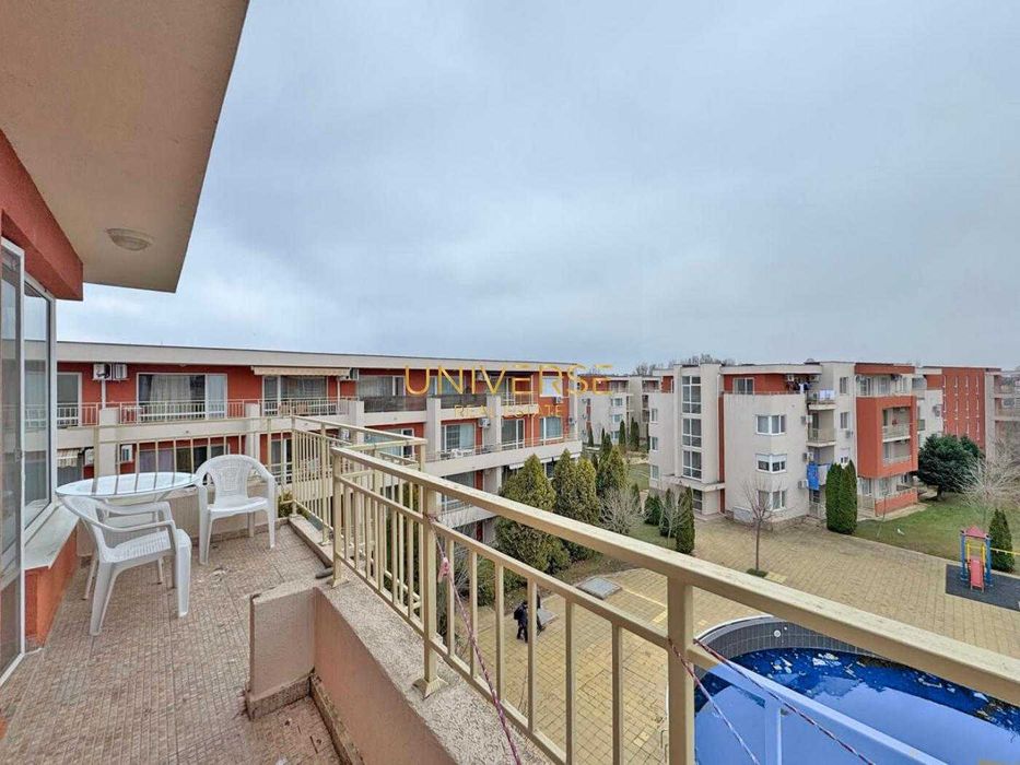 Апартамент с една спалня в целогодишен комплекс в Слънчев бряг.#5698