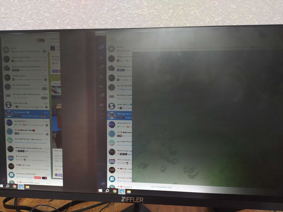 IPS Ziffler G700 144 герц монитор сотилади - матрица синган