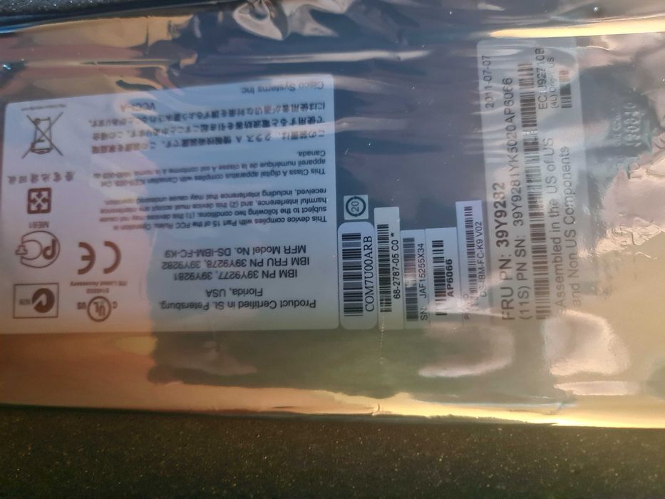 IBM Cisco 4Gb Fibre Channel Switch Module 10ports, BladeCentre, NOU