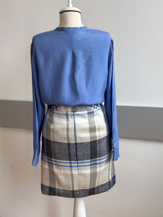 Елегантна пола с висока талия Zara & копринена туника Massimo Dutti