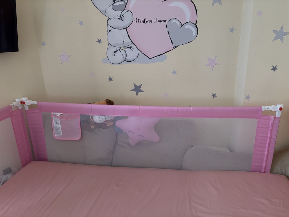 Laterala protectie pat VidaXl 200 cm