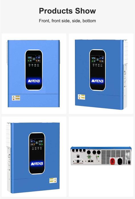 Hibrid solar invertor Anenji 11k parallel, 11000W, 11kw, 48V, WiFi