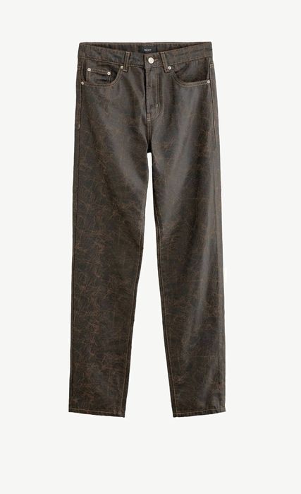 Straight leg jeans - brown