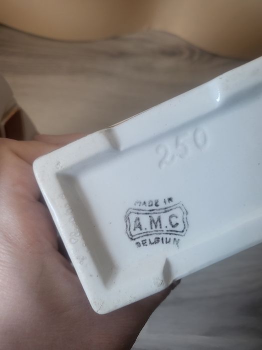 Pereche vaze Art Deco antice - A.M.C. Wasmuël Belgia 1920-1930