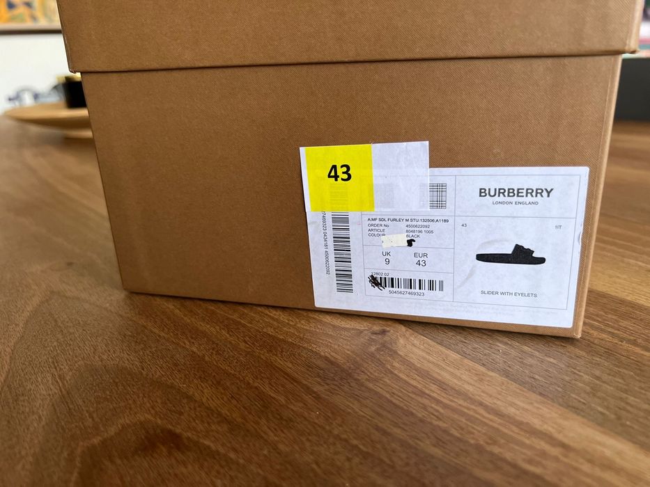 Burberry оригинални мъжки чехли