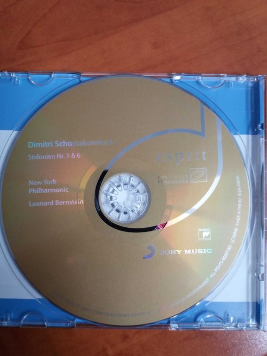 D. Shostakovich - simfonia nr. 1, simfonia nr. 6, in stare foarte buna