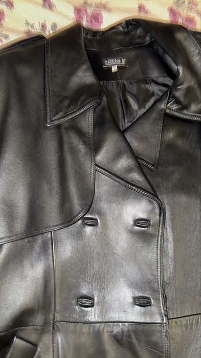 Trench din Piele 100 % Norina St - 38/M