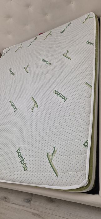 Saltea TIMFLEX fibre de bambus semirigida  2.0m L pe 1.6m l pe 20cm h