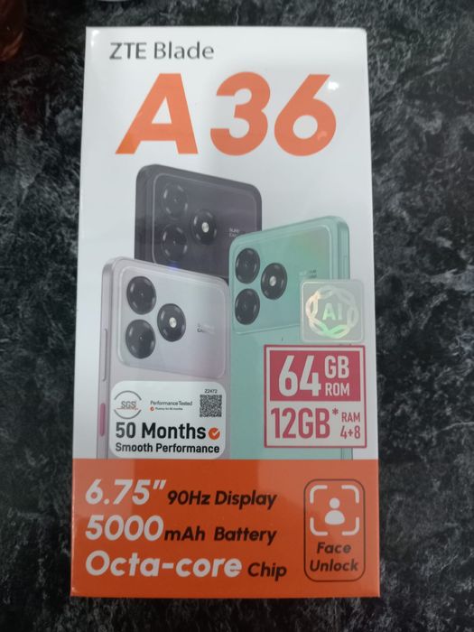 Прожам ZTE A36, абсолютно новый