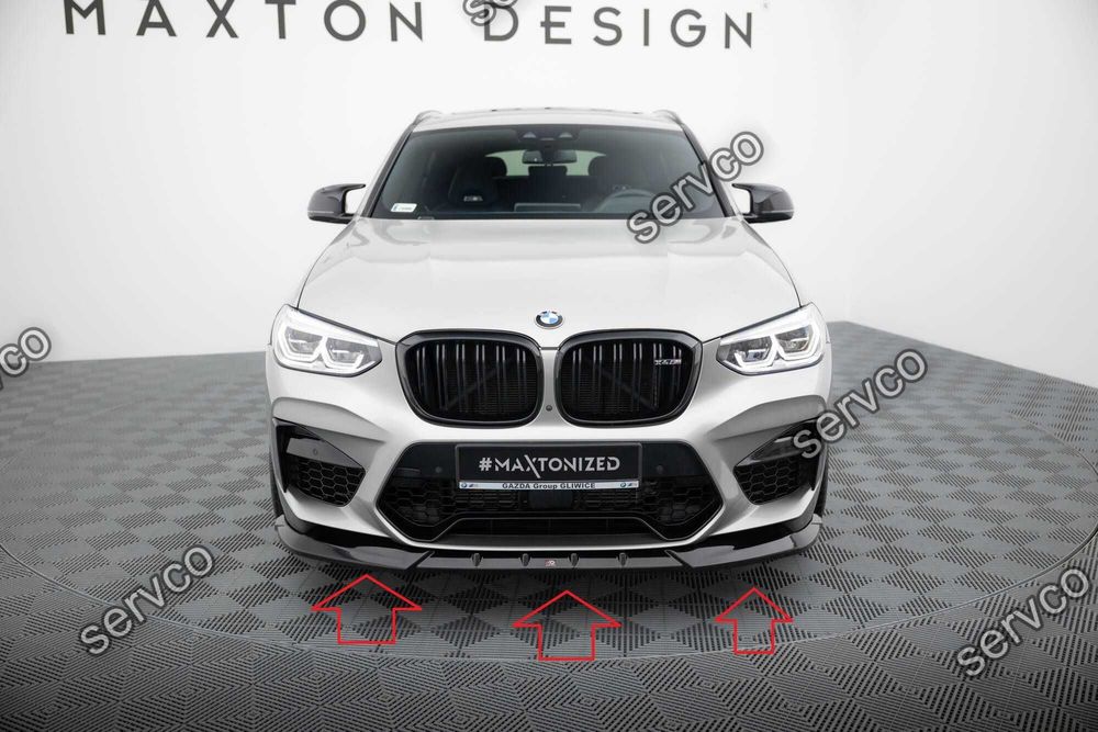 Pachet Set Splitter Exterior Lip Prelungiri Body kit tuning Bmw X4 M F98 2019-2021 v1 - Maxton Design