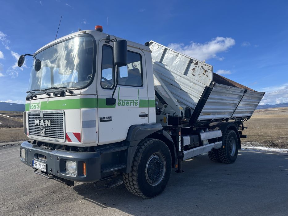 MAN 19.293 basculant cu macara
