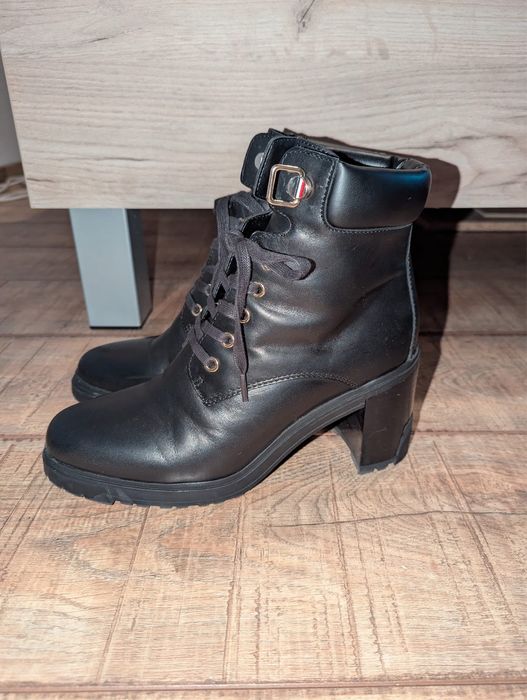 Ghete piele Tommy Hilfiger