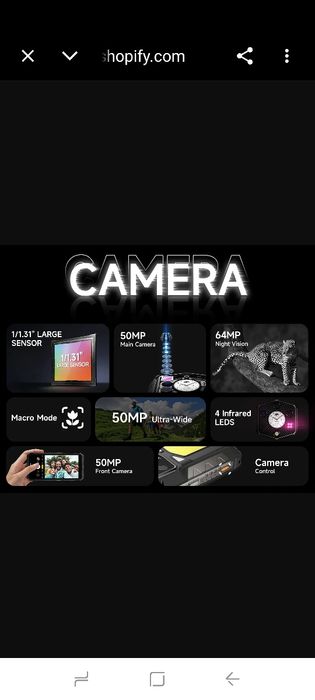 Ulefone Armor 29 Pro Thermal, 5G AI здрав телефон, 32GB + 512GB/2TB, MTK Dimensity 7400