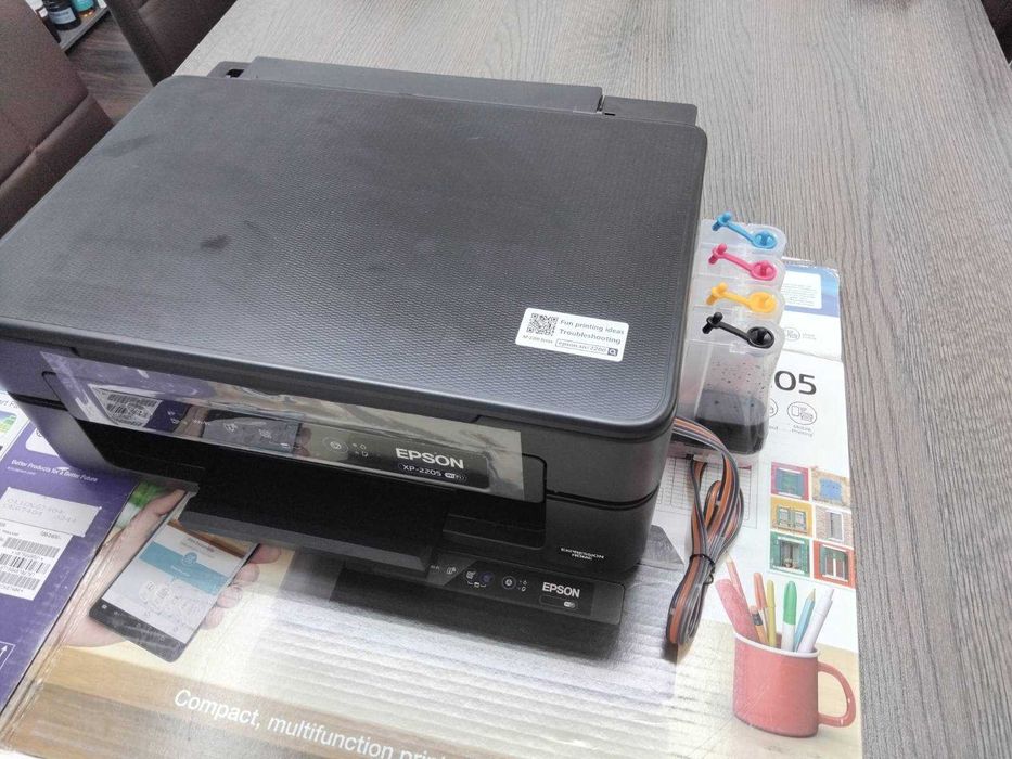 Чисто нов Epson XP-2205 – Wi-Fi, с нова CISS