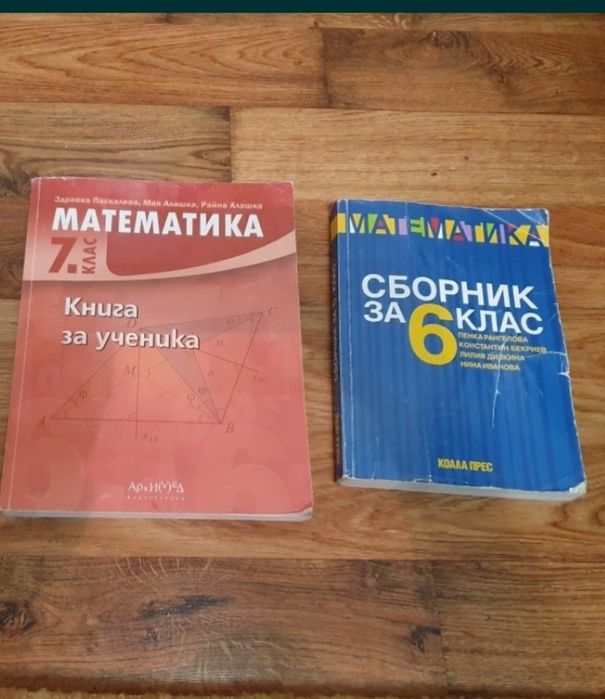 Учебници по математика и христоматия по литература