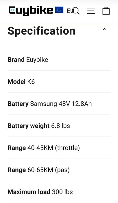 Електрически велосипед 20", 48V, 12,8 Ah Samsung батерия