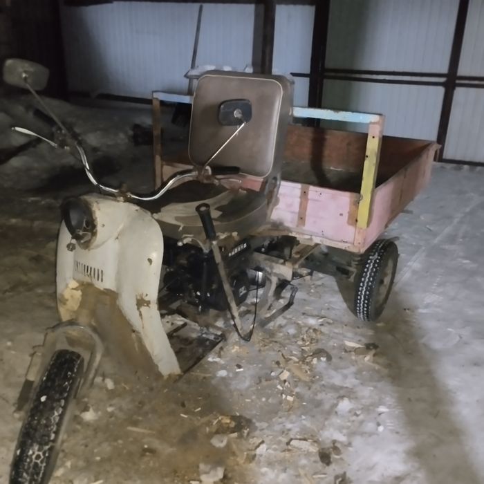 Муровей с двигателем от мотоблока