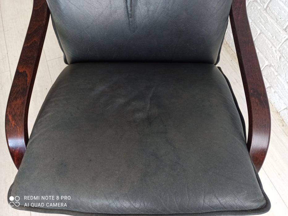 Две кожени кресла Mid - Century Modern Morgens Hansen ПРОМОЦИЯ